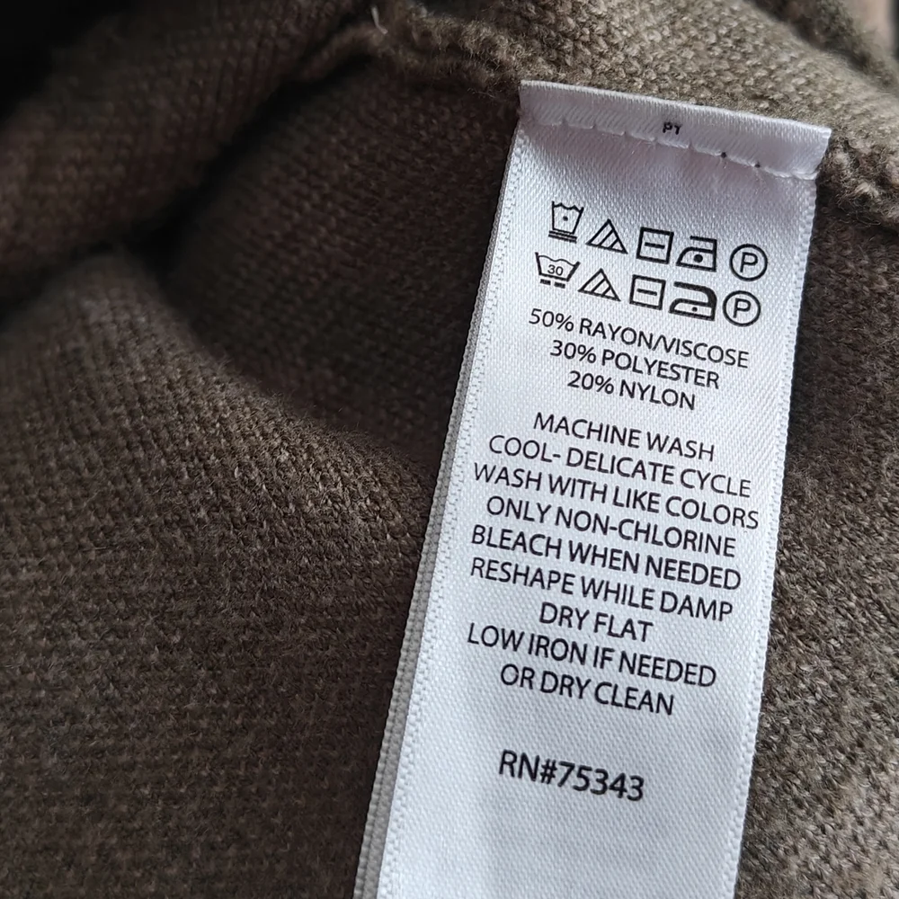 Christian Siriano Green and Tan Plaid Trench Coat - Picture 5 of 5